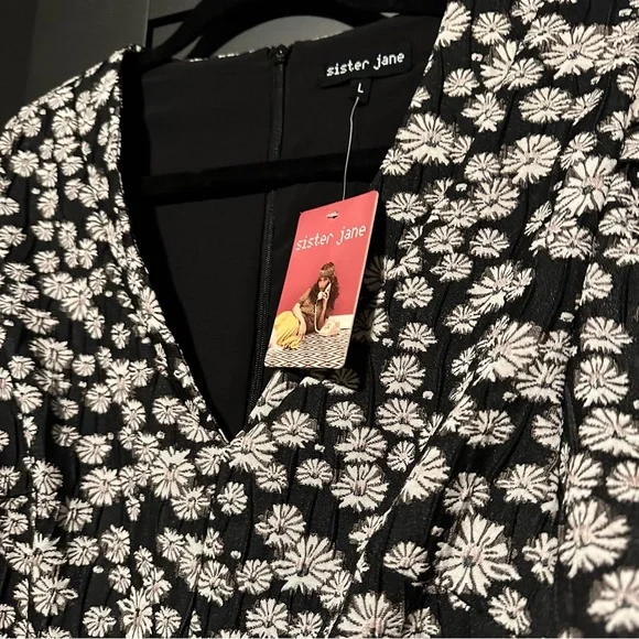 NWT Sister Jane Lavender Twist Mini Dress - Picture 7 of 10